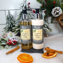 Load image into Gallery viewer, Christmas Cinnamon, Cranberry &amp; Orange Hand &amp; Body Lotion
