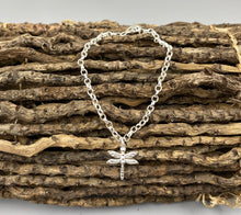 Load image into Gallery viewer, Dragonfly t bar bracelet
