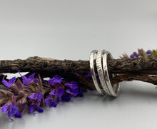 Load image into Gallery viewer, Sterling silver trio stacker rings
