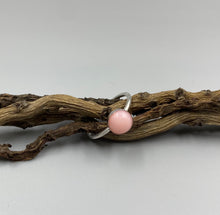 Load image into Gallery viewer, Sterling silver pink opal ring
