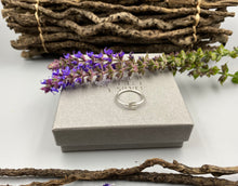 Load image into Gallery viewer, Sterling silver polished moon ring
