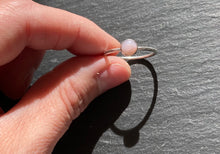 Load image into Gallery viewer, Mini pink opal 6mm ring in Sterling Silver
